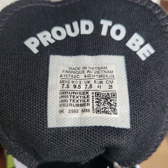 Converse Chuck Taylor All Star Platform Pride Sz 9.5 Women Shoes Leopard A15782C - Picture 11 of 11